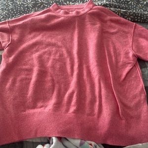 Aerie sweater pink XL